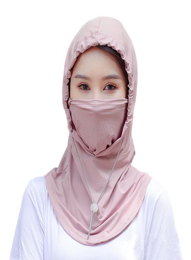 BSYLOO Women's UV Protection Balaclava Hat with Neck Guard & Face Mask for Cycling, Travel & Outdoor Activities - Image 1